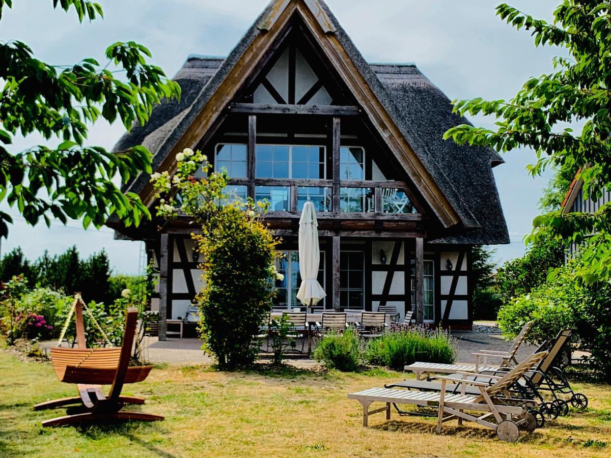 Landhaus Am Achterwasser Mit Bootssteg Grussow Экстерьер фото