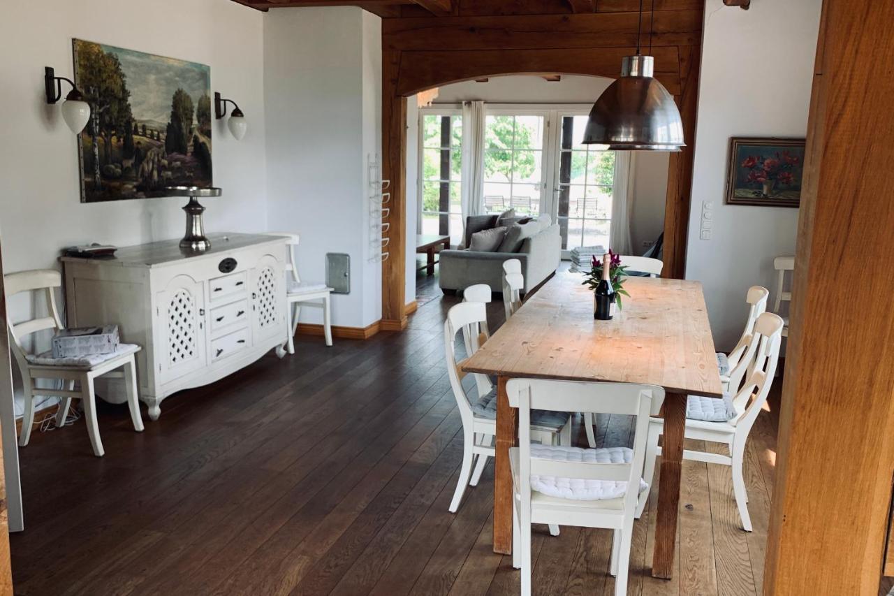 Landhaus Am Achterwasser Mit Bootssteg Grussow Экстерьер фото