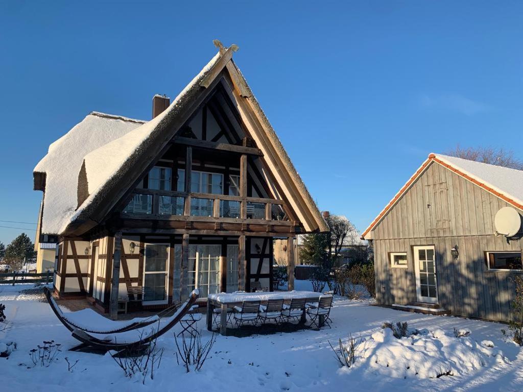 Landhaus Am Achterwasser Mit Bootssteg Grussow Экстерьер фото