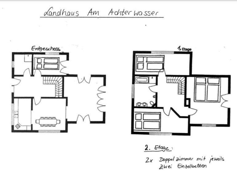 Landhaus Am Achterwasser Mit Bootssteg Grussow Экстерьер фото