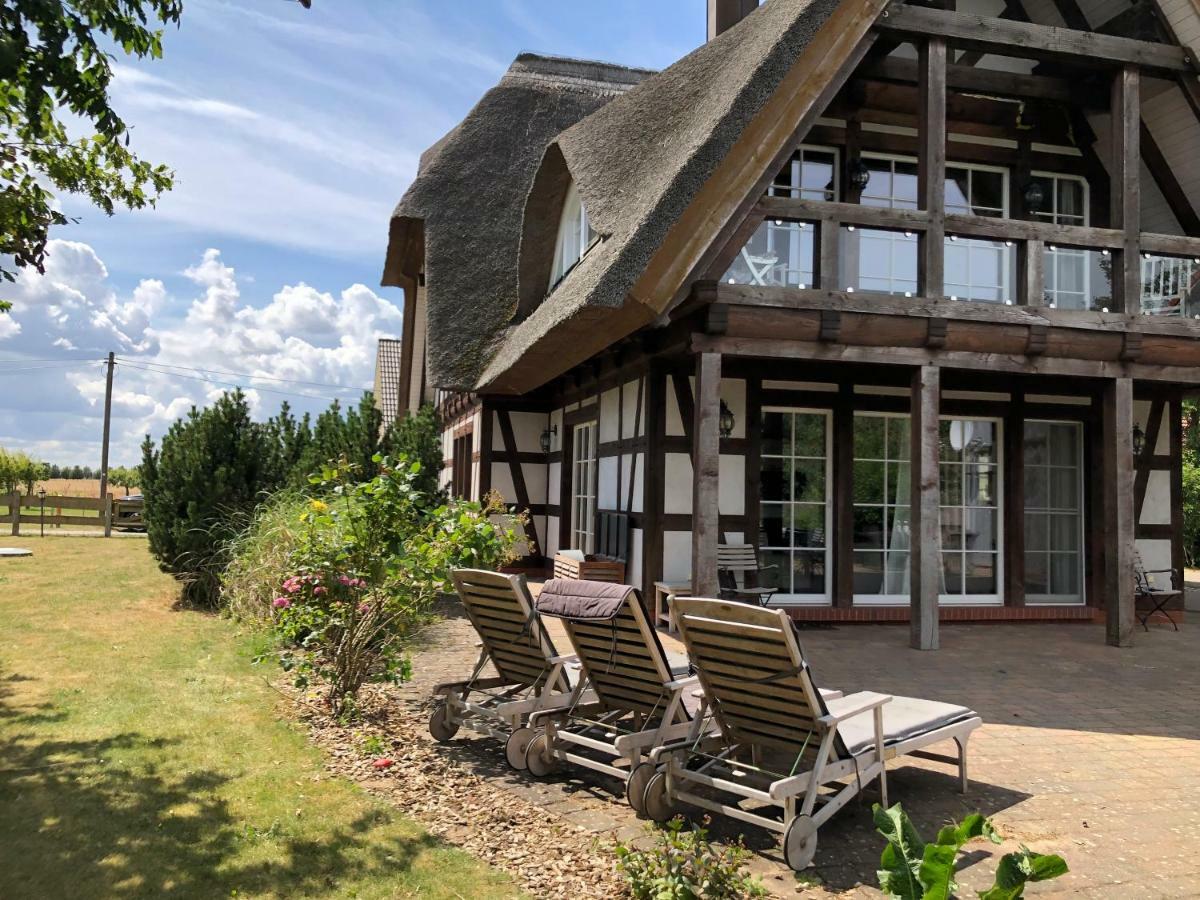 Landhaus Am Achterwasser Mit Bootssteg Grussow Экстерьер фото