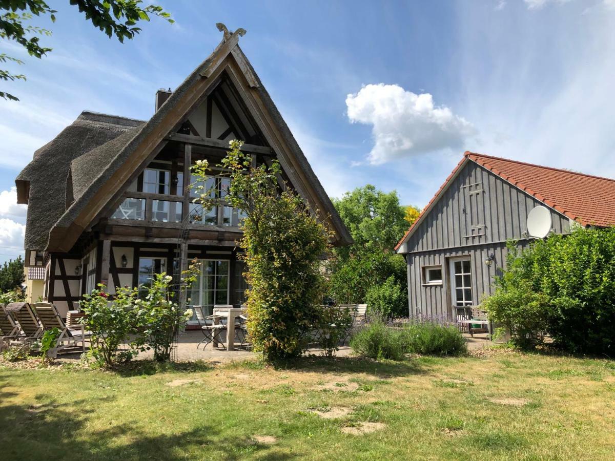 Landhaus Am Achterwasser Mit Bootssteg Grussow Экстерьер фото